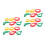2Sets Fruit Shaped Dough Cutter Set Plastic Molds for Kids Baking Play 9