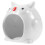 4Pcs White Ceramic Hamster Hideout Durable Summer Cooling Play Nest 2
