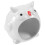 4Pcs White Ceramic Hamster Hideout Durable Summer Cooling Play Nest 3