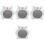 4Pcs White Ceramic Hamster Hideout Durable Summer Cooling Play Nest 6