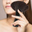 2Pcs Coffee Fan Makeup Brushes Precision Powder Blush Cosmetic Tool 4