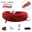 4Pièces Câbles Audio Cuivre Multicolores Flexibles Pour Enceintes 2