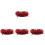 4Pièces Câbles Audio Cuivre Multicolores Flexibles Pour Enceintes 5