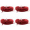 4Pièces Câbles Audio Cuivre Multicolores Flexibles Pour Enceintes 7