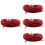 4Pièces Câbles Audio Cuivre Multicolores Flexibles Pour Enceintes 8