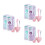 9Sets Facial Mask Bowl Set Plastic DIY Tools Assorted Colors Durable 7