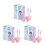 9Sets Facial Mask Bowl Set Plastic DIY Tools Assorted Colors Durable 9