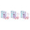 9Sets Facial Mask Bowl Set Plastic DIY Tools Assorted Colors Durable 10