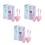 9Sets Facial Mask Bowl Set Plastic DIY Tools Assorted Colors Durable 11