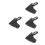 4Pcs Black Covers Durable PU Head Protector Bags 8