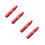 4Pcs Red Bike Brake Cable End Caps Durable Alloy Brake Cable Tools 5