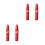 4Pcs Red Bike Brake Cable End Caps Durable Alloy Brake Cable Tools 10