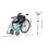 4Ensembles Mini Fauteuil Plastique Vert Et Béquilles Décoratives 2