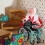 4Ensembles Mini Fauteuil Plastique Vert Et Béquilles Décoratives 5