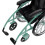 4Ensembles Mini Fauteuil Plastique Vert Et Béquilles Décoratives 7