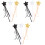 9Stk Sternförmige Feenstäbe, Handstäbe, Ideal Für Kinderparty 5