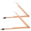 6Pcs Adjustable Khaki Wood Compass Teaching Drawing Tool for Students 2