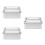 6Pcs Reusable Metal Tin Boxes Silver Cookie Jars with Lids for Kitchen 4