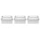6Pcs Reusable Metal Tin Boxes Silver Cookie Jars with Lids for Kitchen 5