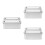 6Pcs Reusable Metal Tin Boxes Silver Cookie Jars with Lids for Kitchen 7