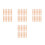 48Pcs Solid Khaki Wood Spindles Decorative Balusters for Indoor Rails 7