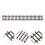 2Pcs Multi-Color Railroad Track Model for Mini House Sand Table Decor 7