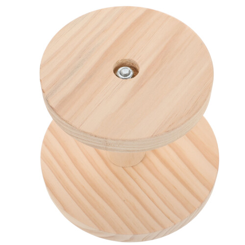 2Pcs Compact Beige Wooden Ironing Board Kids Ironing Stool 1