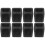 8Pcs Durable Black Plastic Speaker Handles for Replacement and Carry 4