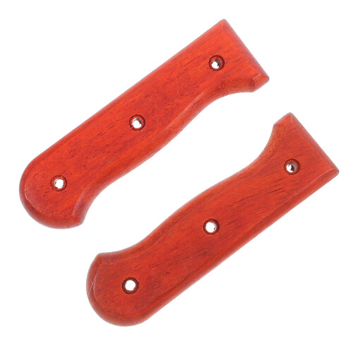5Pairs Red Pear Wood Handle Replacement for Kitchen DIY Crafting 1