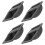 8Pcs Durable Black Plastic Speaker Handles for Replacement and Carry 10
