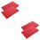4Pcs Red PU Multi-Function Clipboards, Paper File Organizer for Work 7