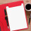 4Pcs Red PU Multi-Function Clipboards, Paper File Organizer for Work 11