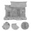 4Pièces Petite Miniature Décoration Jardin Élégante 11