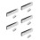 200Pcs Plastic Shutter Replacement Pins Silver Durable Latch for Home 6