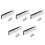 200Pcs Plastic Shutter Replacement Pins Silver Durable Latch for Home 8