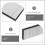 200Pcs Plastic Shutter Replacement Pins Silver Durable Latch for Home 11