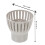 2Pcs Fish Pond Drain Filter ABS Skimmer with High Water Permeability 2