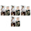 4Pcs Waveshaped Self Tanning Brushes Multi Color Body and Face Makeup 7