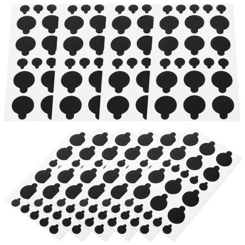 Black PVC Camera Shading Stickers Easy Apply Blackout Labels 1