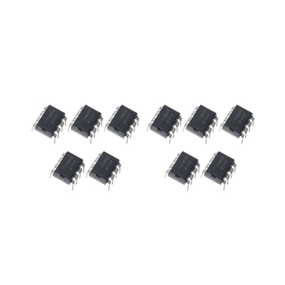 100 Pcs Integrated Circuits Ne555 Ne555p Dip-8 Ic Chip Kit 6031120249233