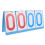 4Pcs Multifunctional PVC Flip Scoreboard Manual Tabletop Score Keeper 3