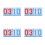4Pcs Multifunctional PVC Flip Scoreboard Manual Tabletop Score Keeper 4