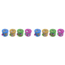 8PCS Cartoon Print Bank Coin Money Saving Box with Padlock B