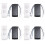 4X Universal Ceiling Fan Lamp Remote Control Kit Adjusted Wind Speed Transmitter Receiver Timing Control  220V 1