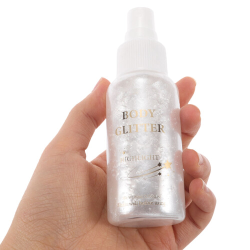 5Pcs Silver Glitter Spray Party Shine 2