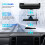 2Pcs Car Heater Portable Fan Black Adjustable Windshield Defroster 5