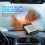 2Pcs Car Heater Portable Fan Black Adjustable Windshield Defroster 8