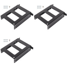 3X PCI-Kortplats 2,5 Tum IDE//SSD/HDD Fäste för Bakpanelsmontering Hårddiskadapterfack med Halvhögt Profilfäste