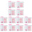 12Pcs Pink Cake Cutter with Adjustable 5-Layer Clamp Baking Tool 3