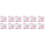 12Pcs Pink Cake Cutter with Adjustable 5-Layer Clamp Baking Tool 5